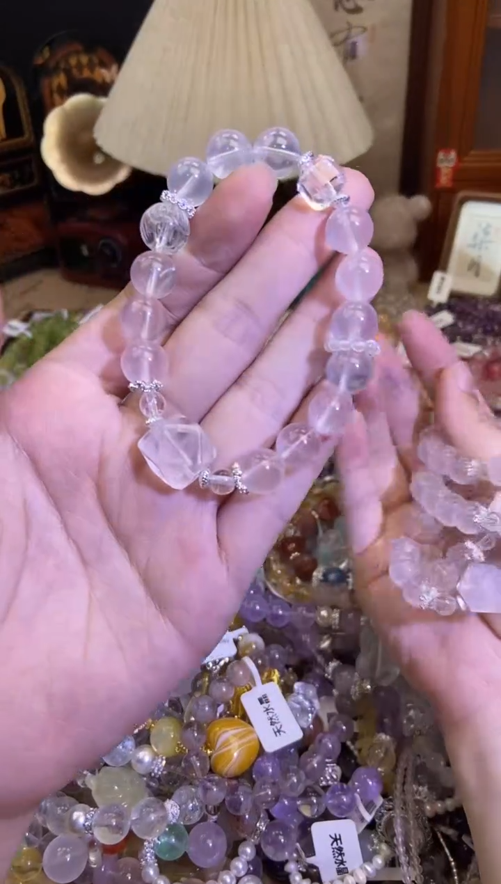 水晶手链未镶嵌3700手串