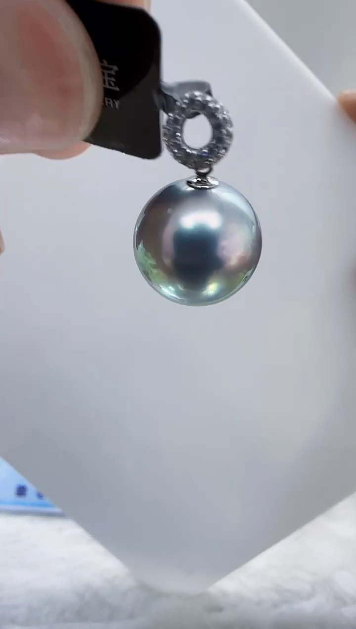 18K金镶嵌海水珍珠DA A479 大溪地12