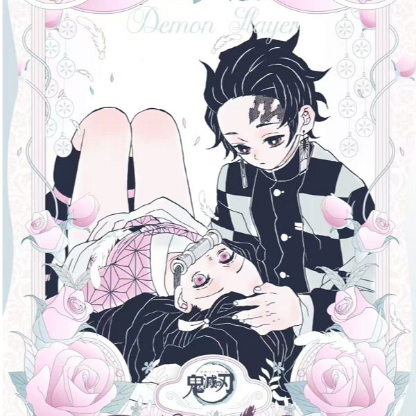 麦好文创x鬼灭之刃《羽织共雪》藏书票第一弹盲盒直播代拆