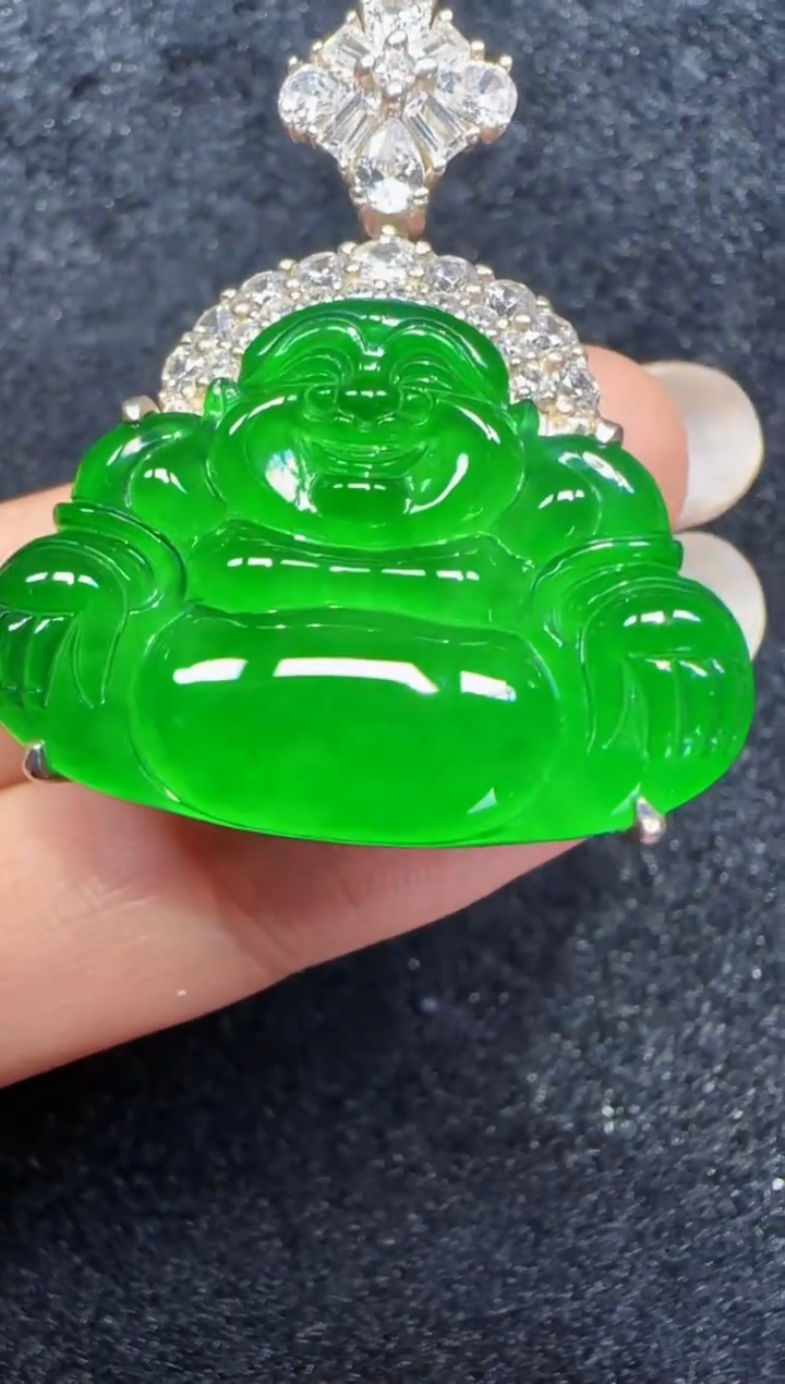 未镶嵌定制翡翠翡翠吊坠153