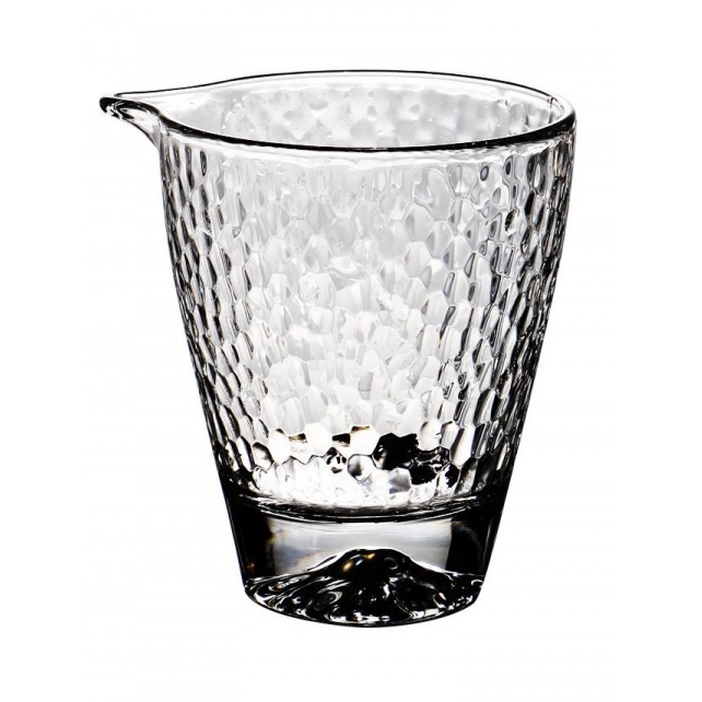 锤纹玻璃公道杯@@