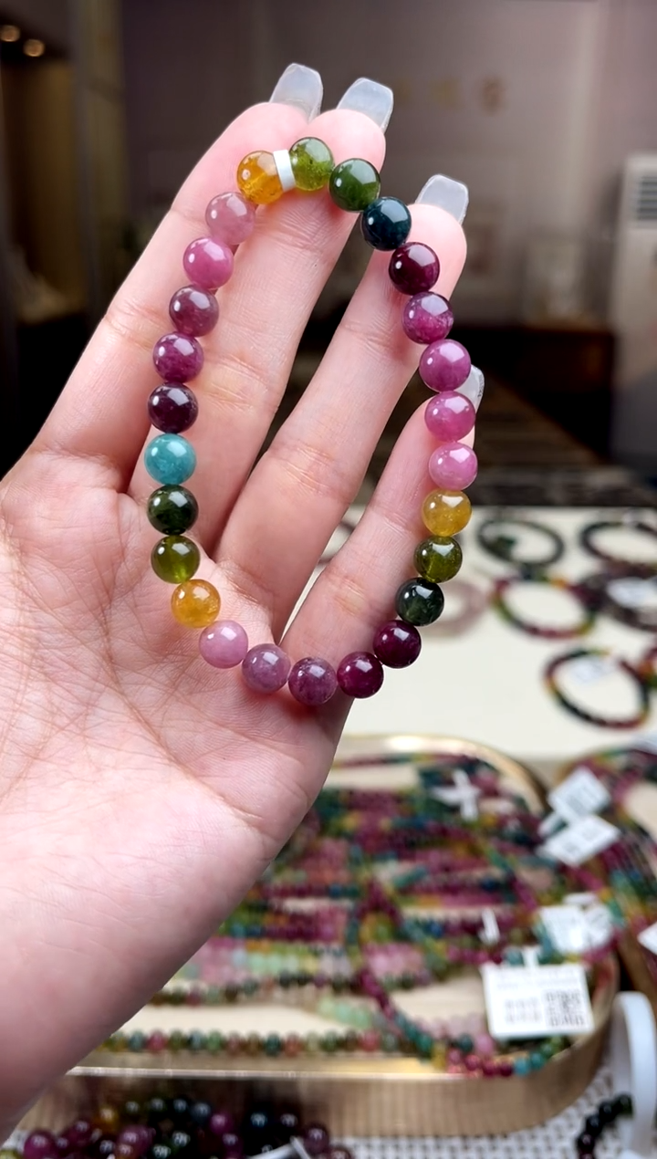 【闪购商品】碧玺/未镶嵌7mm+碧玺单圈多样性发货