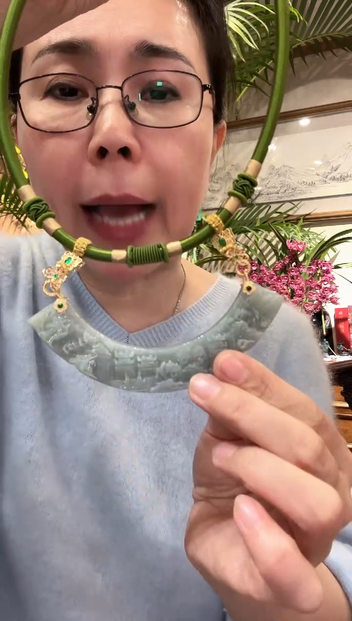 【闪购商品】翡翠颈饰未镶嵌国风