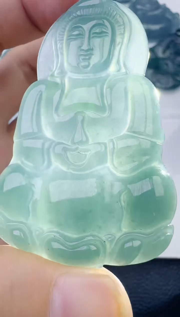 颈饰未镶嵌翡翠天然A货翡翠  多样性随机发其一