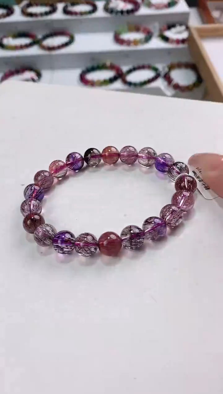 【闪购商品】水晶超七单圈9*未镶嵌多人多样性发其一