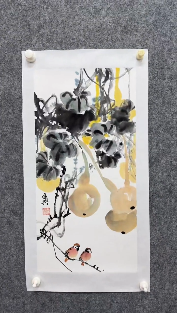 国画ST-ZFX老师绘画作品