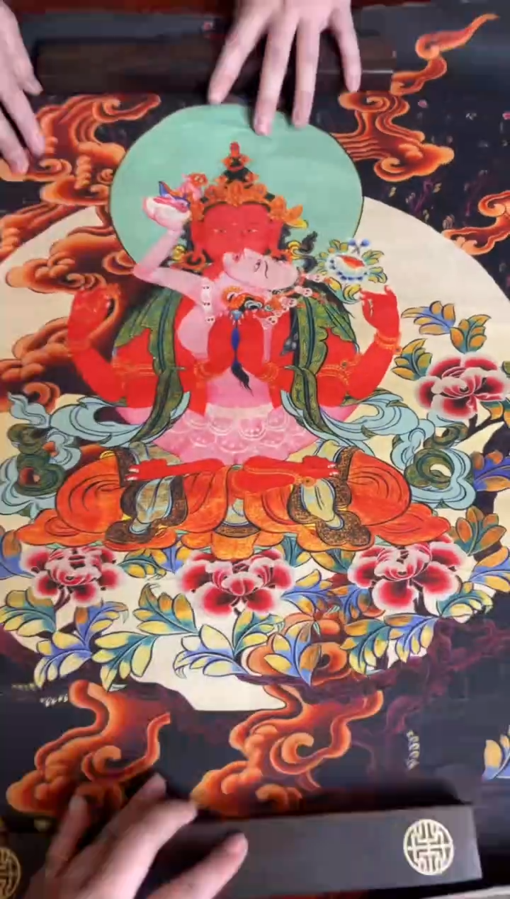 卷轴画手绘唐卡006