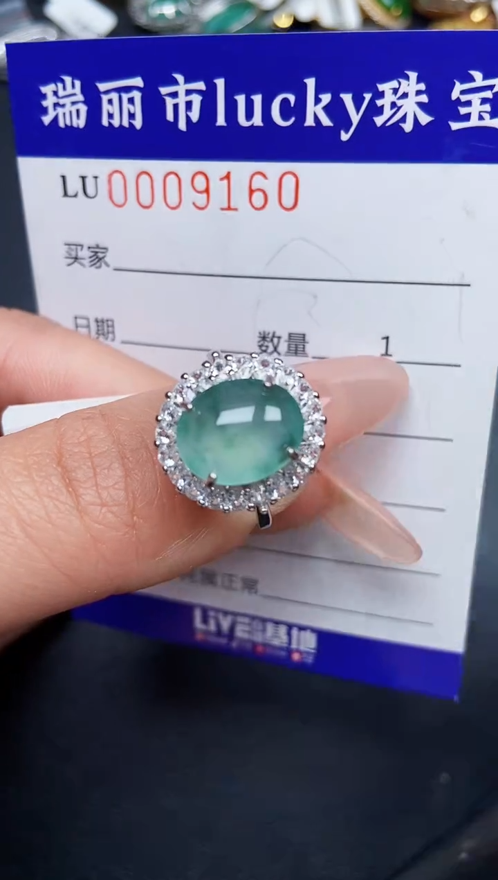 【闪购商品】翡翠颈饰银S925镶嵌9160