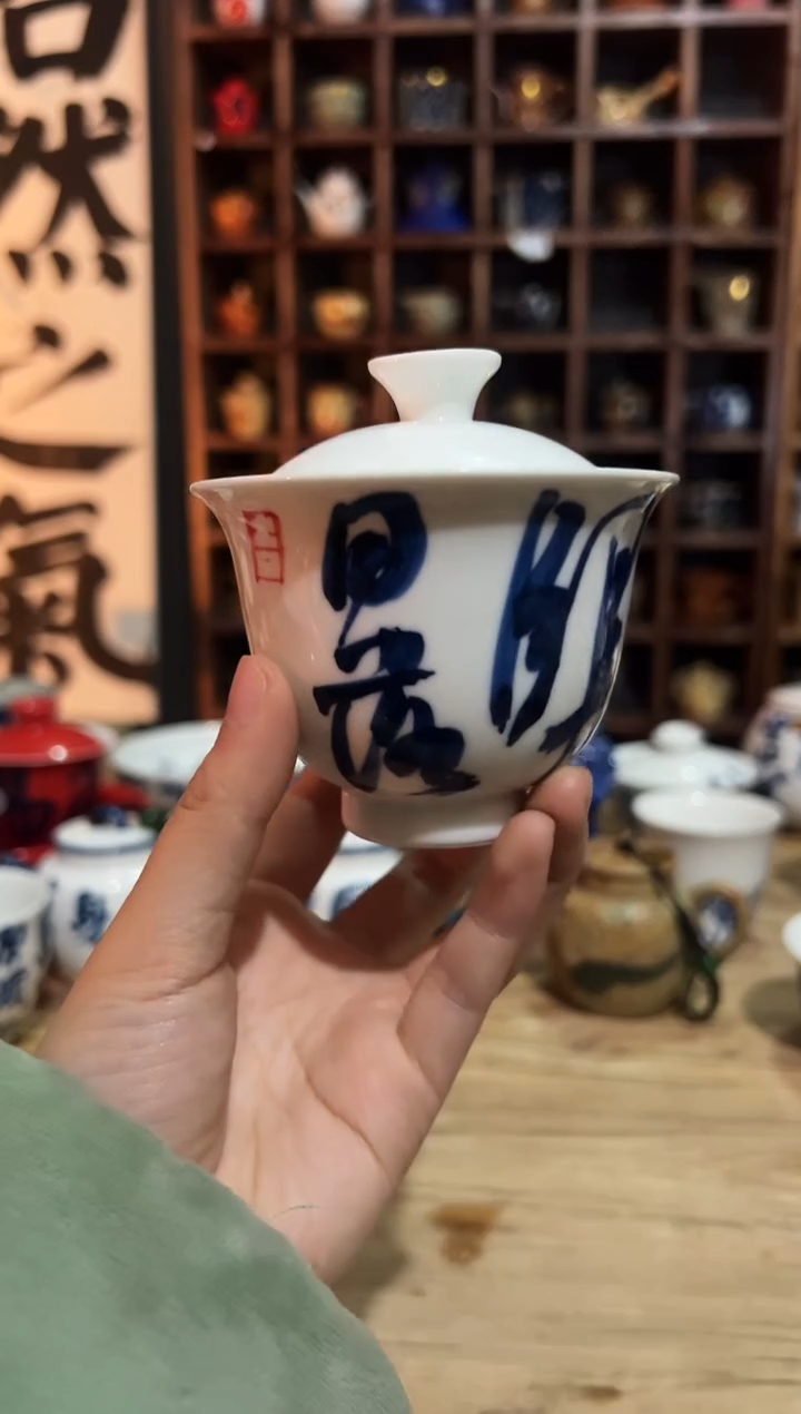 【闪购商品】观云听雨原创手绘茶具