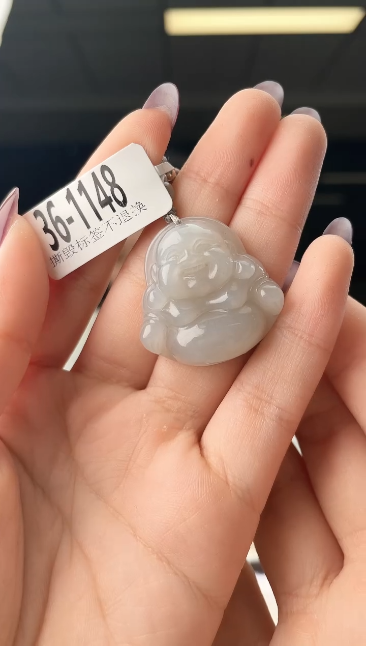 颈饰未镶嵌和田玉佛公 1148