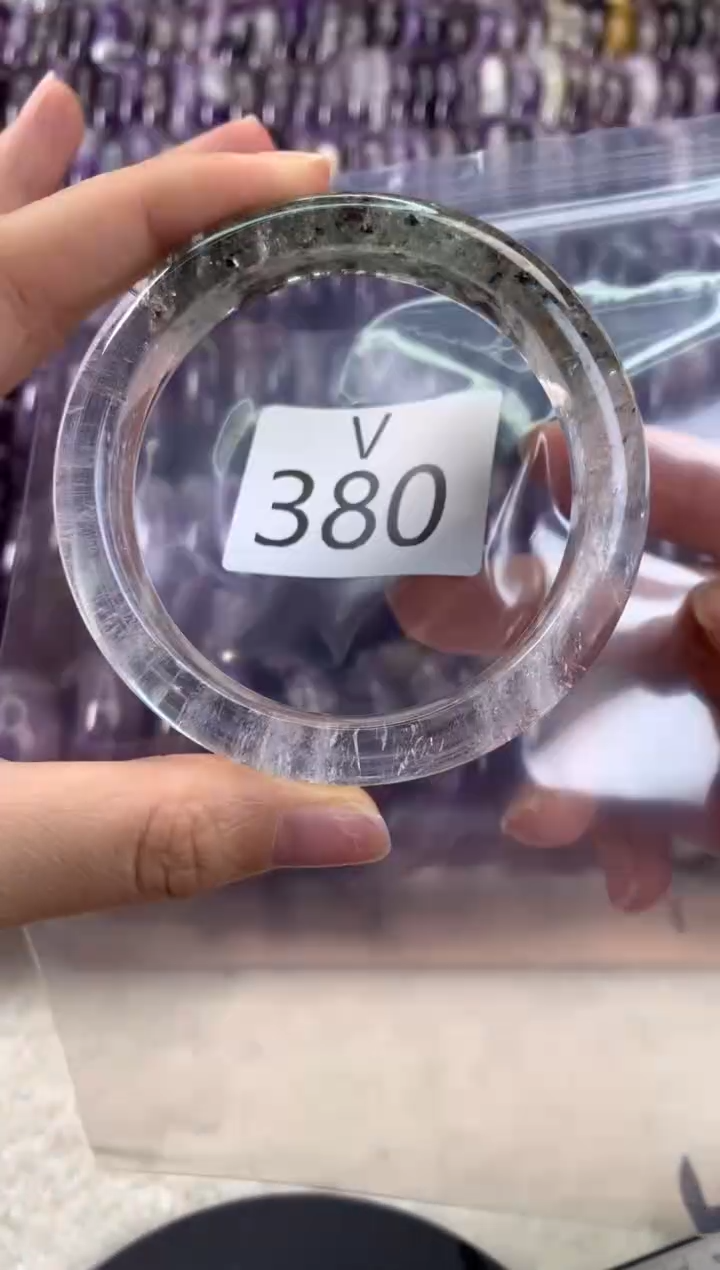 【闪购商品】水晶水晶手镯V未镶嵌380-58