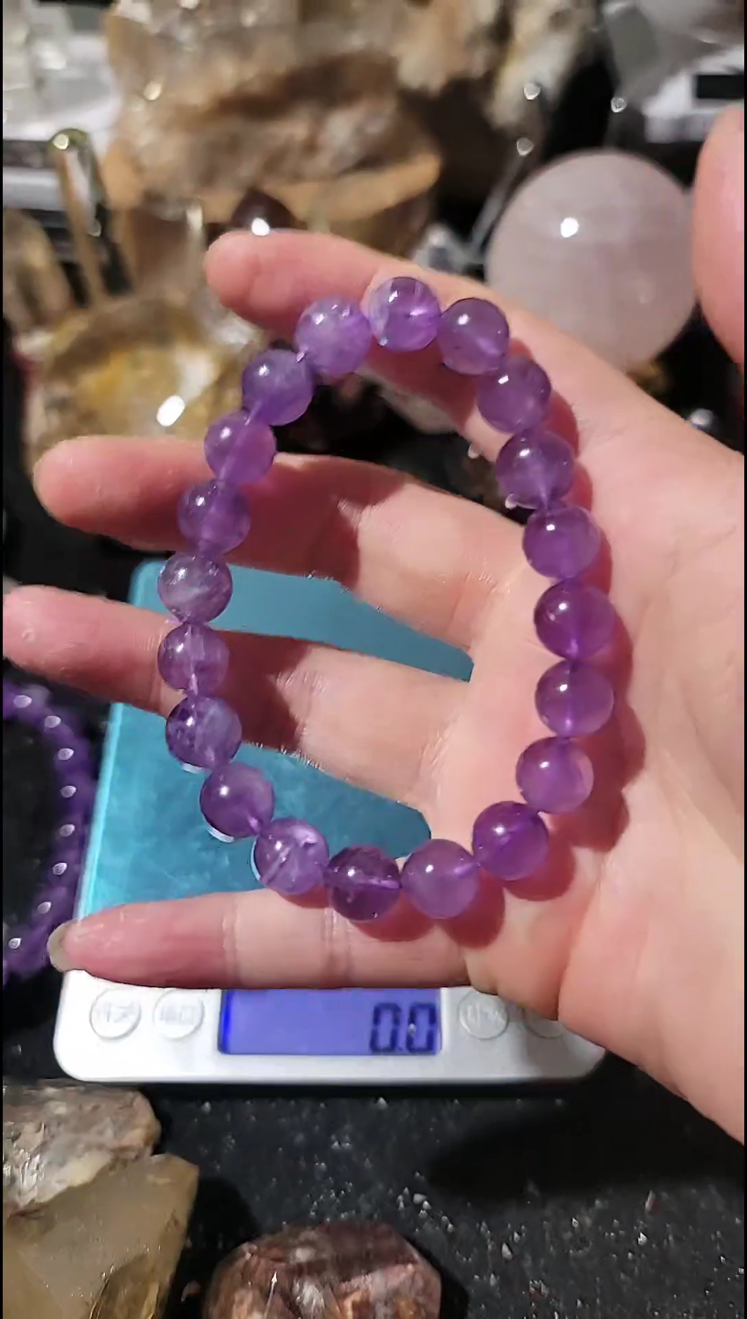 手串未镶嵌水晶紫水晶手串