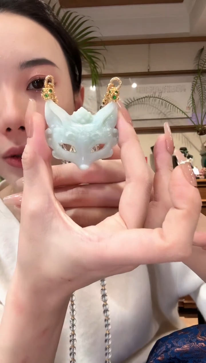 【闪购商品】翡翠颈饰未镶嵌国风