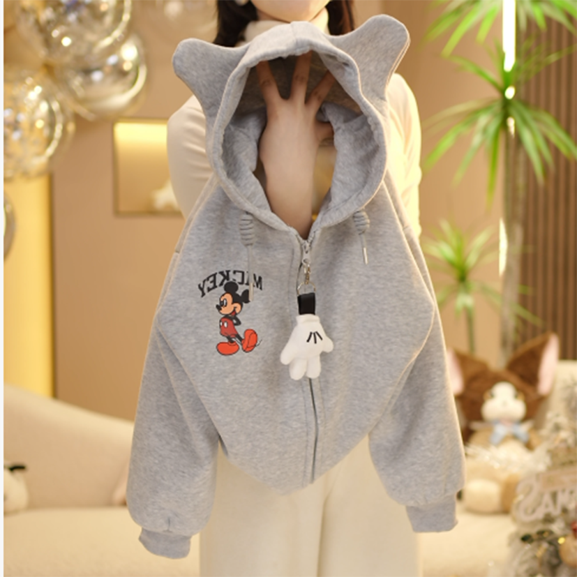 【捡漏现货】2025冬款新款儿童韩版连帽加绒加厚时髦洋气宝宝外套