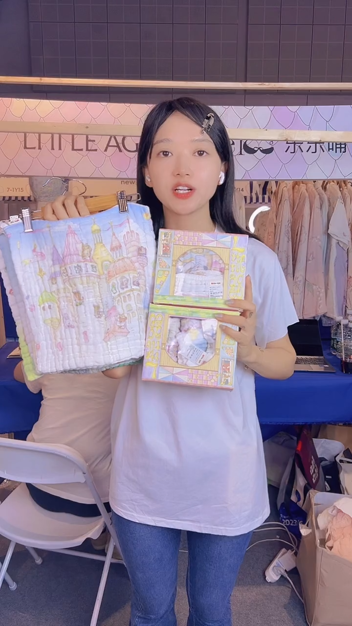 纱布小方巾2盒（拍1到手2盒）（到手6条）