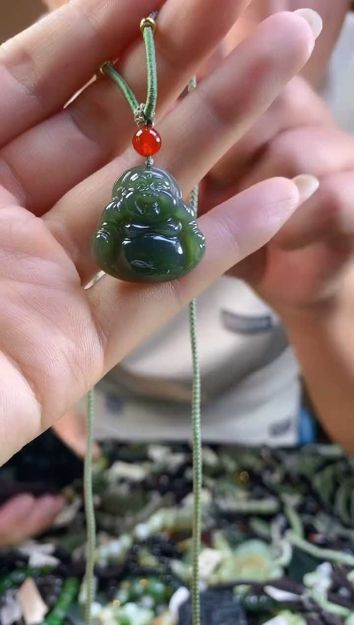 和田玉未镶嵌颈饰多样性发货，拍一发一