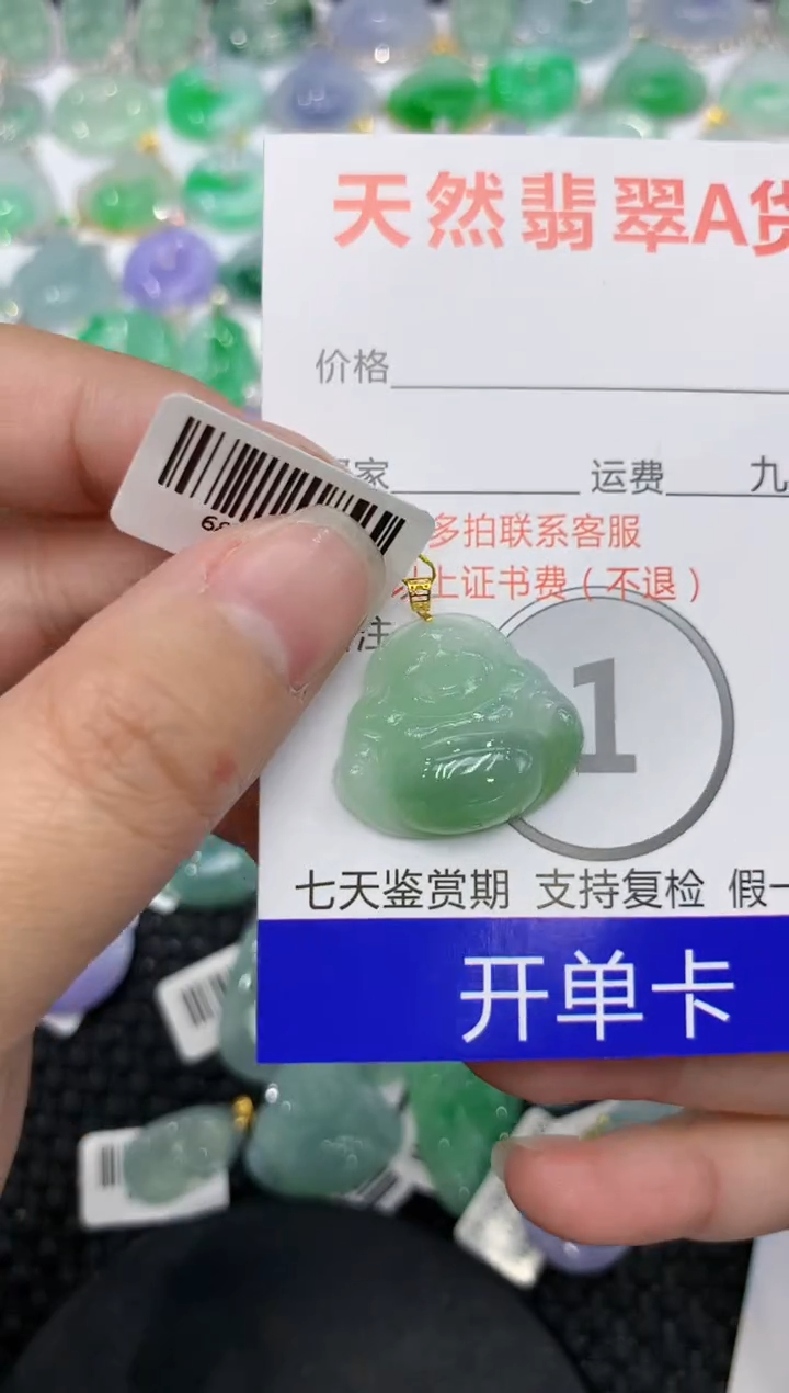 【闪购商品】翡翠颈饰18K金镶嵌111111111111 