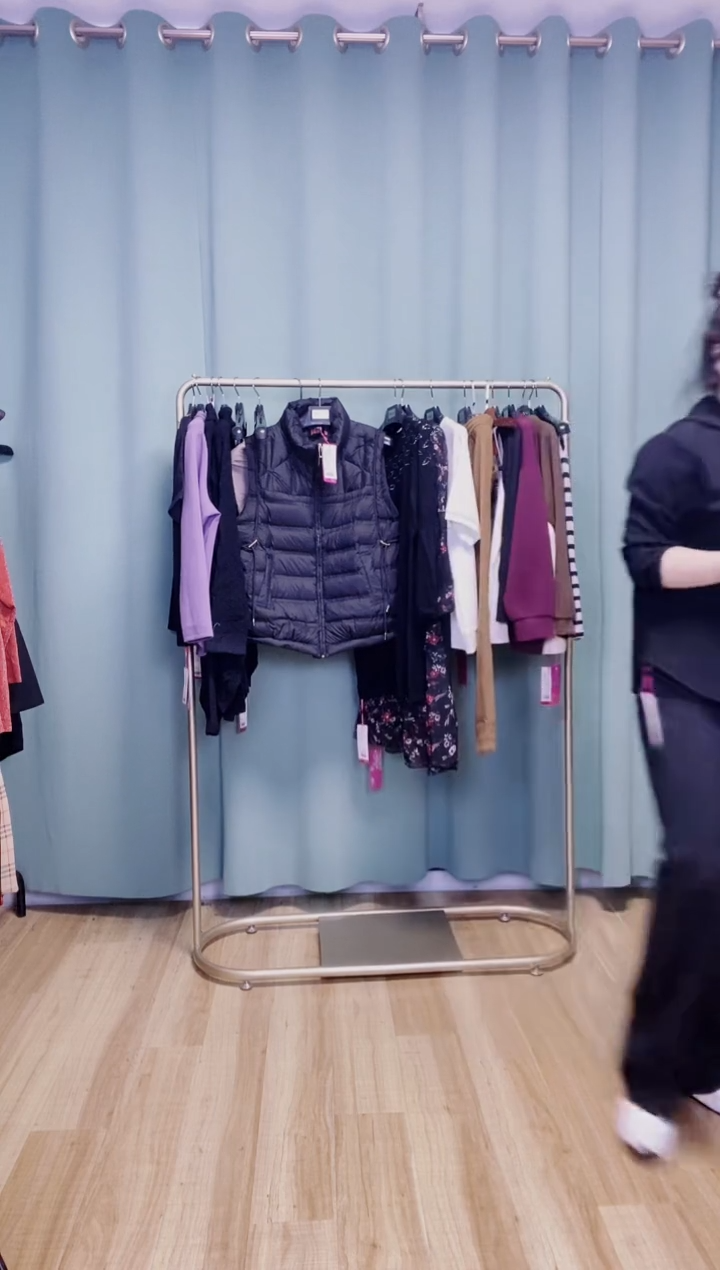 胖人坊大码女装 羽绒马甲 4151 19码