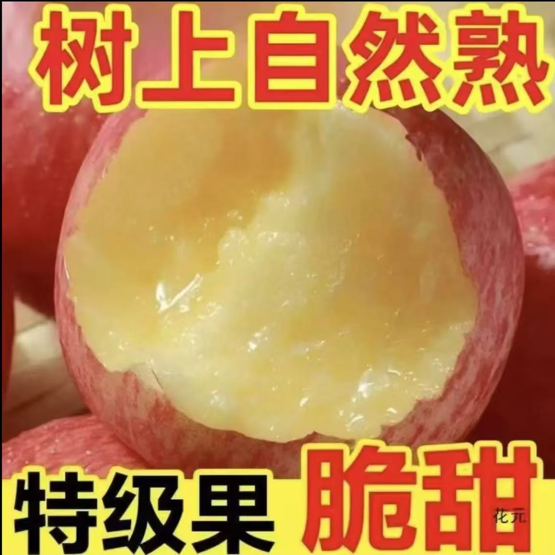 山东烟台栖霞红富士苹果应季水果新鲜整箱批发脆甜/10斤