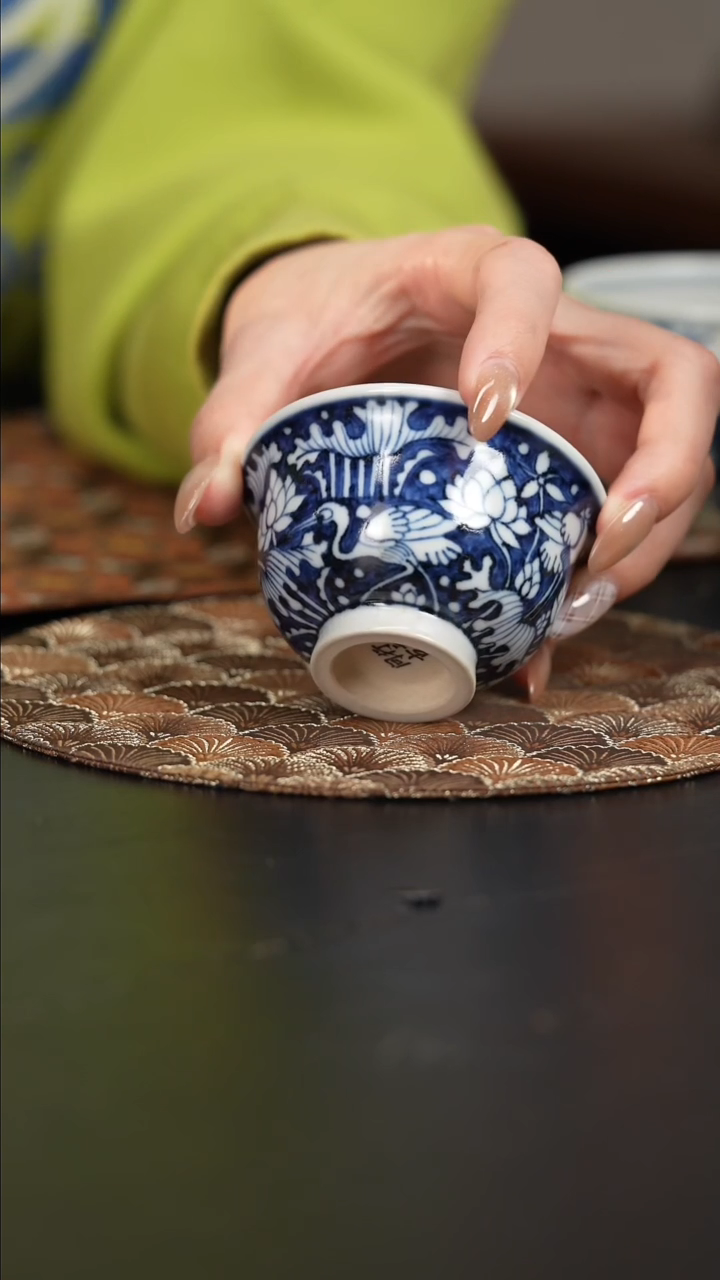 【闪购商品】杯行元问古青花一路莲科