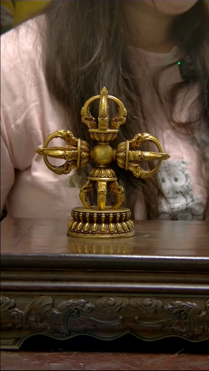 铜像造像收藏铜像造像收藏十字金刚杵