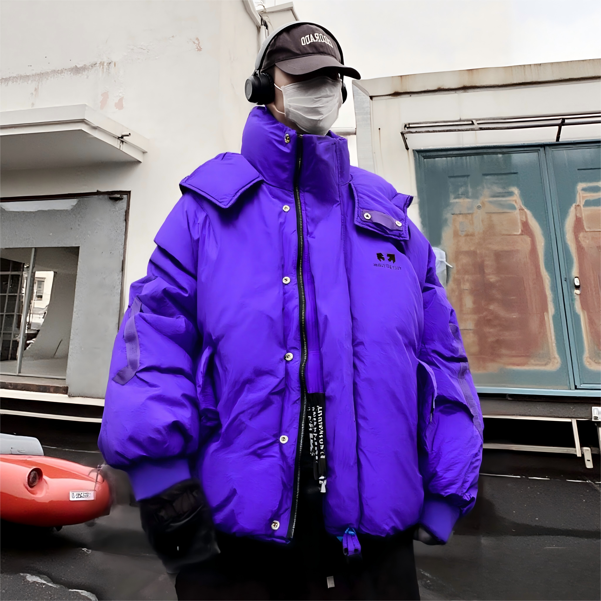 【加厚阔版外套】2402-广州-杭州-UUS潮牌撤柜男女同款宽松外套--