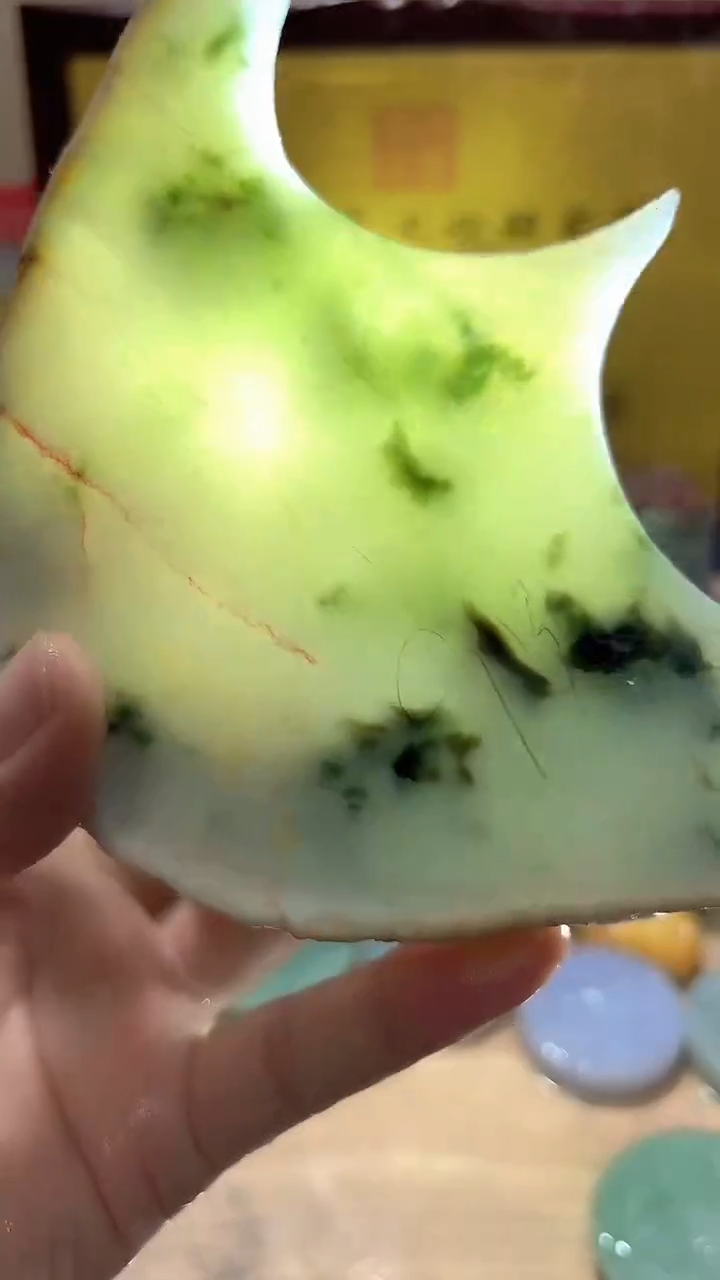 未镶嵌挂件翡翠A货常星6944