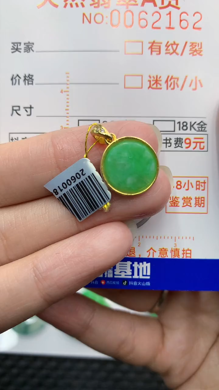 【闪购商品】翡翠颈饰银S925镶嵌            8
