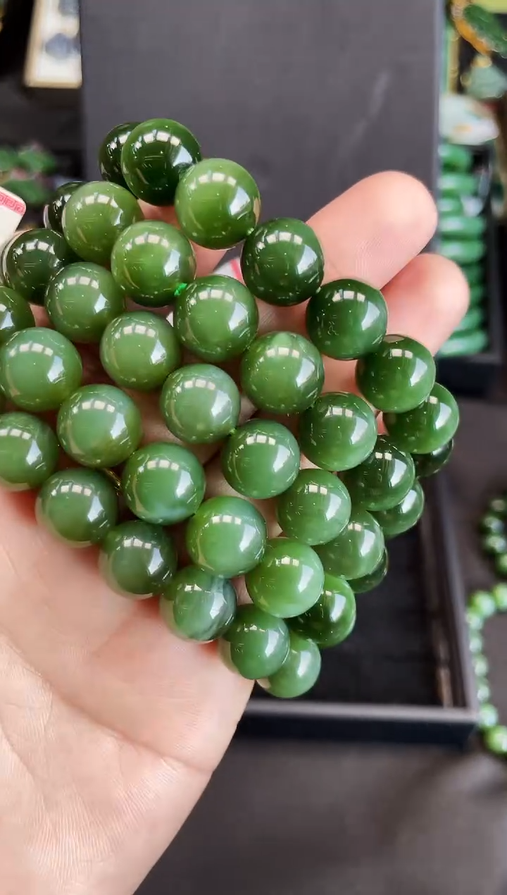 【闪购商品】和田玉手串未镶嵌12MM多样性发一