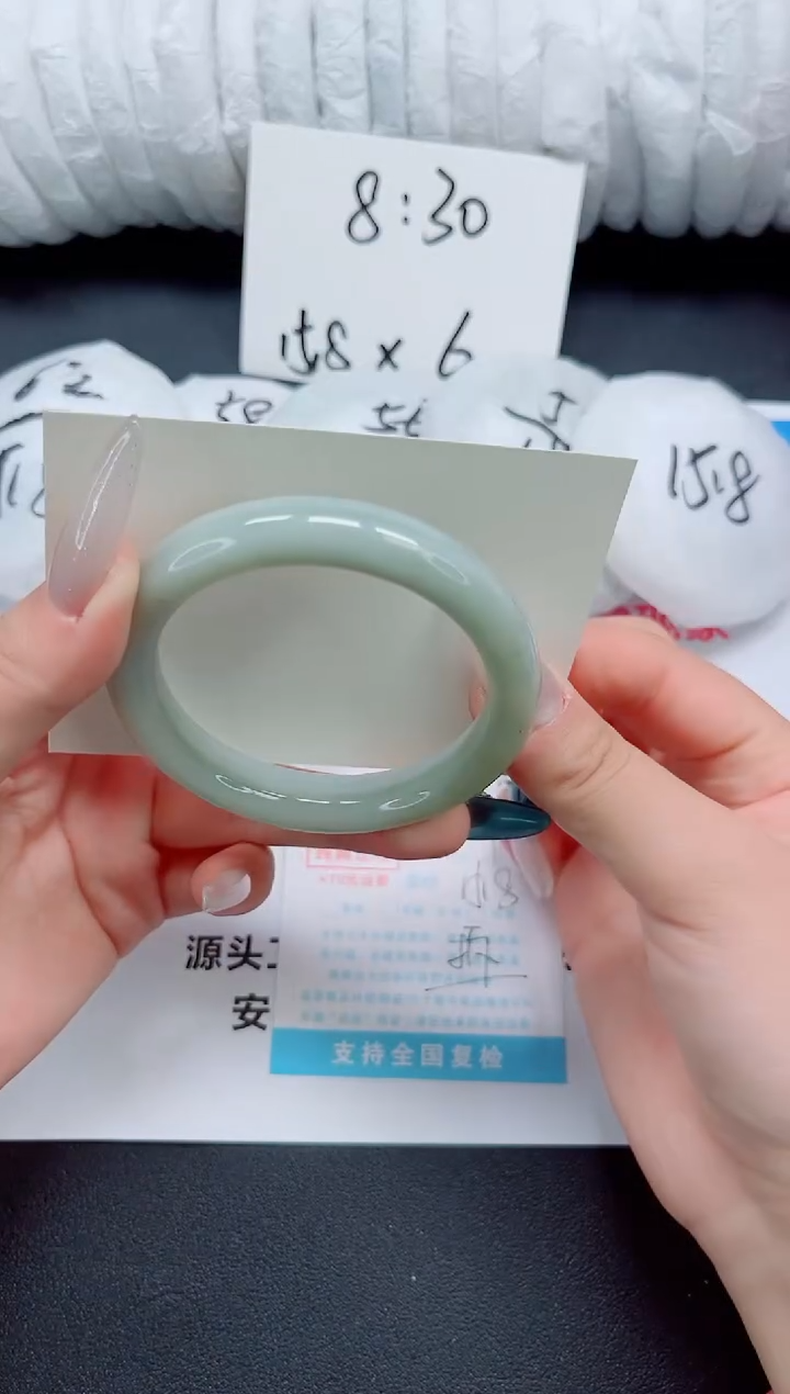 石英质玉手镯未镶嵌b20-圈口59