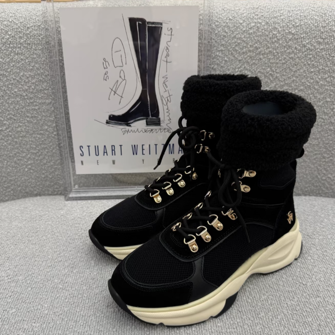 StuartWeitzman【北京东方】SW HIKER SHEARLING HIGH-TOP运动鞋