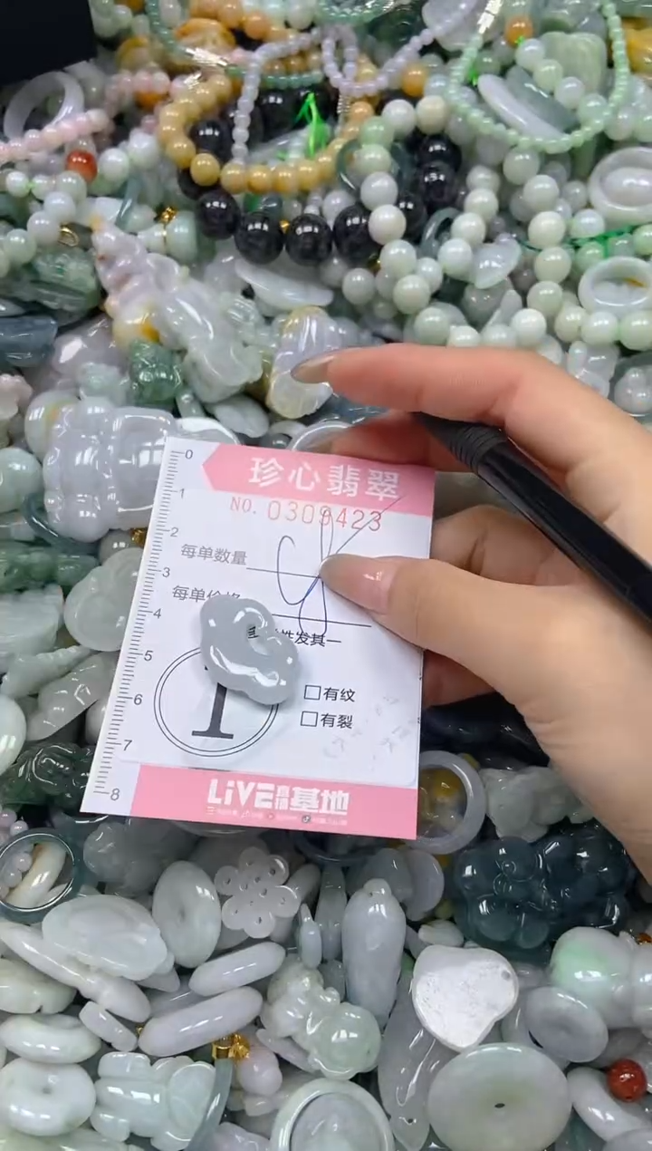 翡翠未镶嵌颈饰闪购0309423