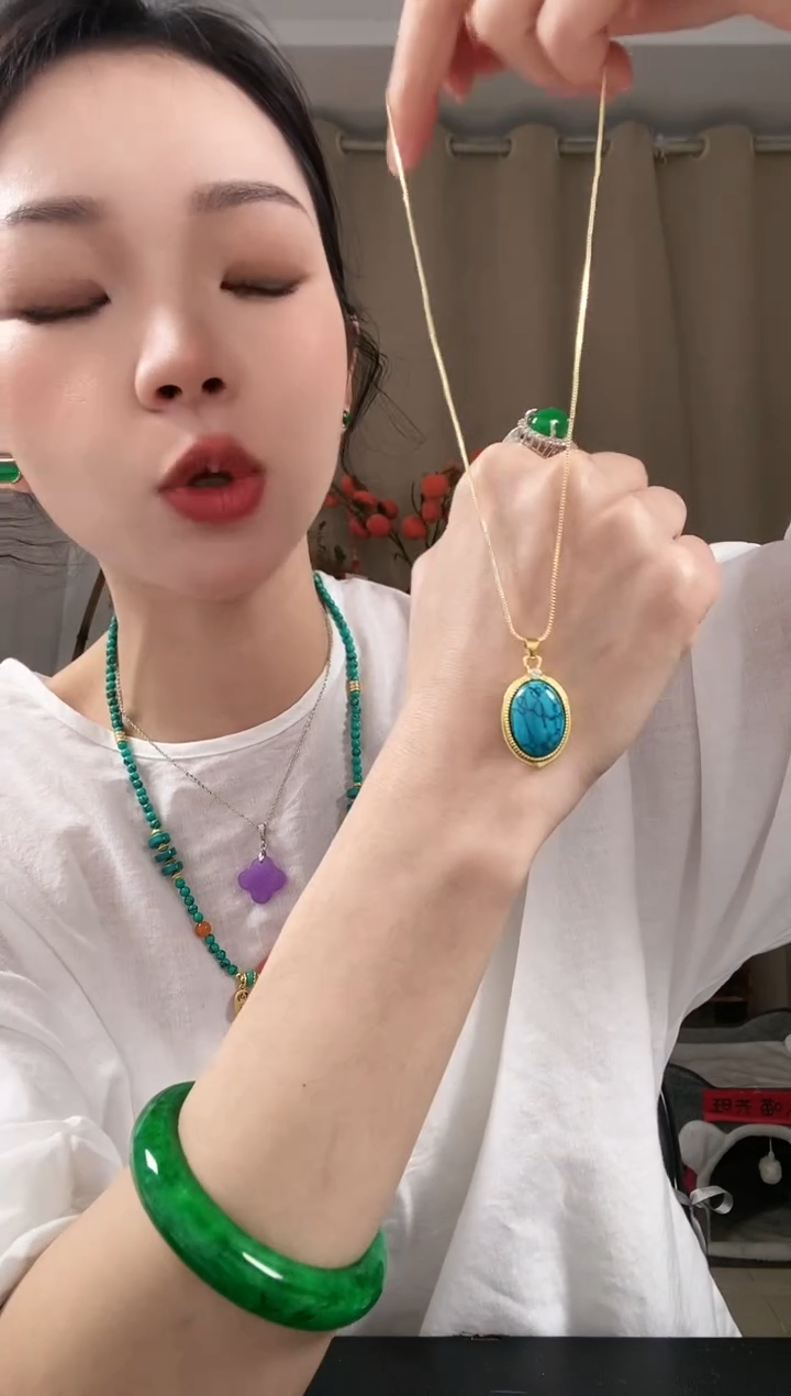 【闪购商品】琥珀颈饰未镶嵌E222EEEEE