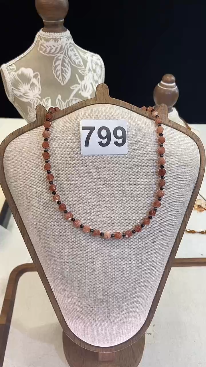 项链钛钢淡水珍珠799