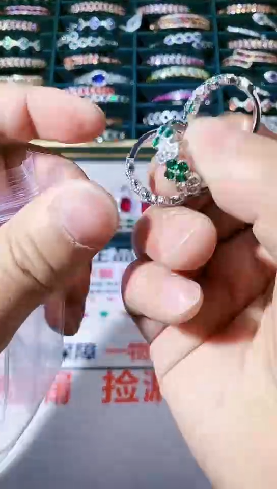 【闪购商品】透辉石戒指未镶嵌透辉石