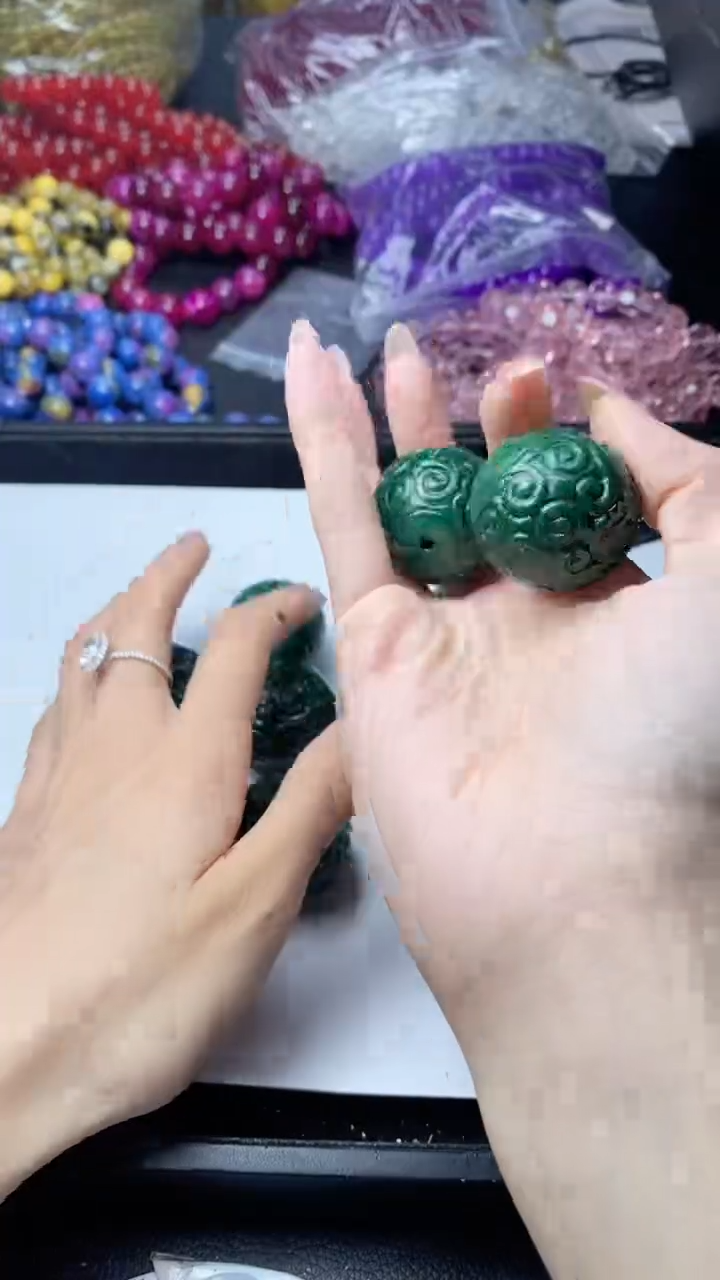 石英质玉未镶嵌颈饰108   k30吊坠