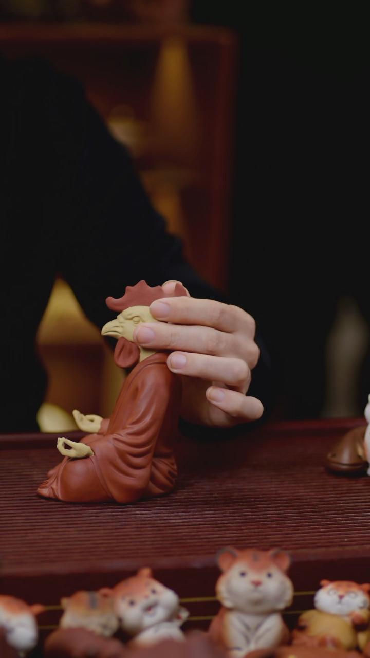 【闪购商品】紫砂茶宠鸡仙，，，