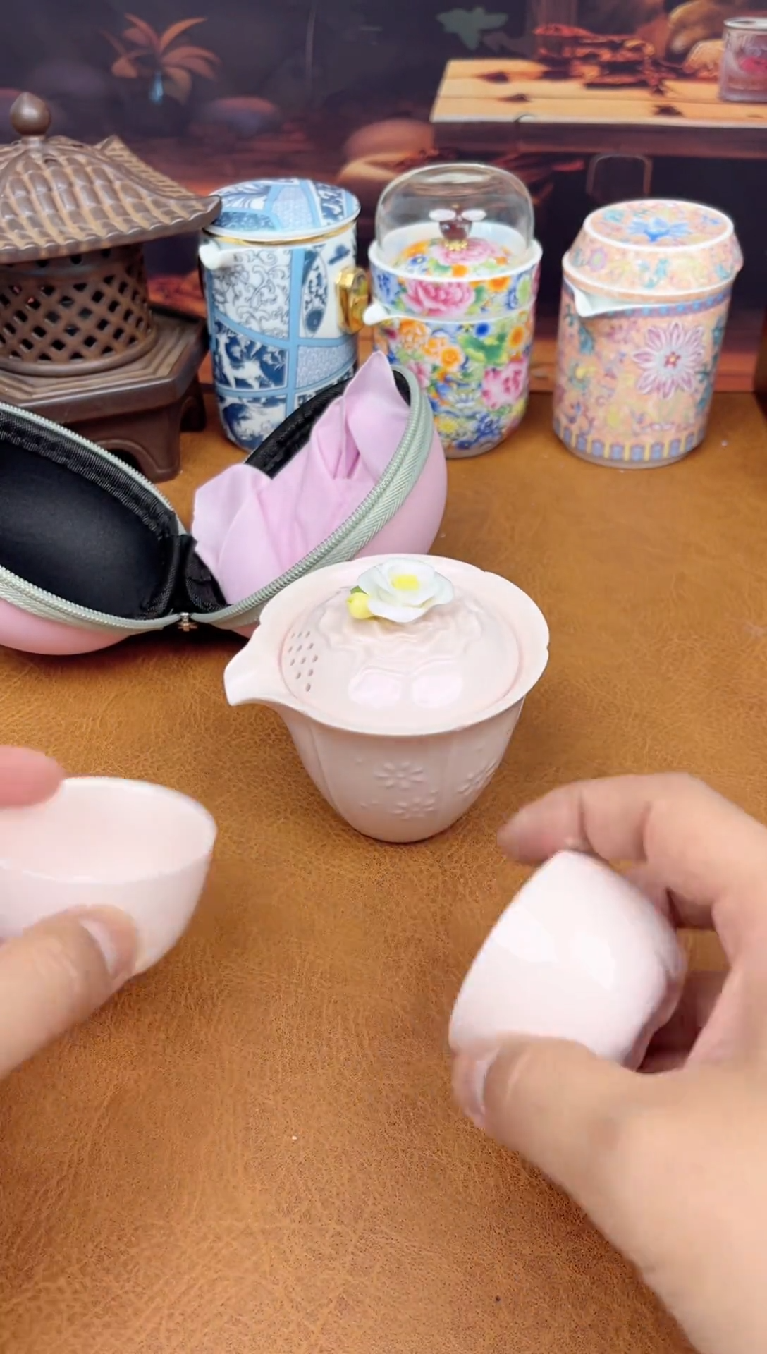 【闪购商品】陶瓷茶具摆件茶叶罐