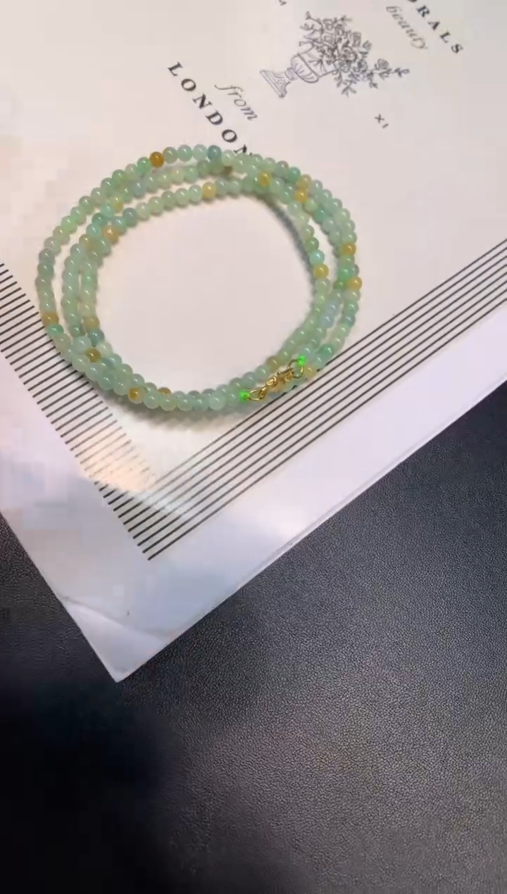未镶嵌手串翡翠长串