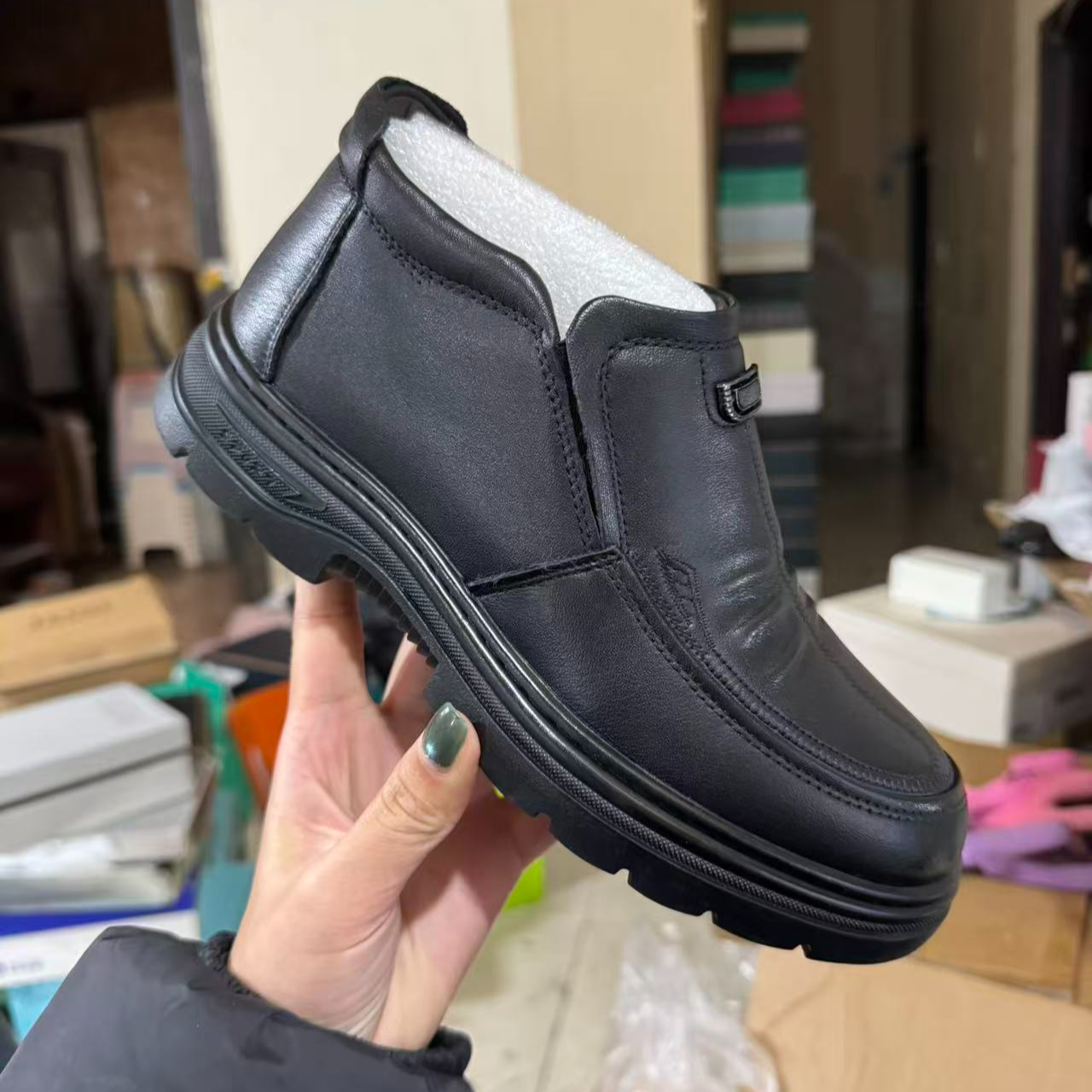 B-962 新款百搭舒适真皮男鞋8561