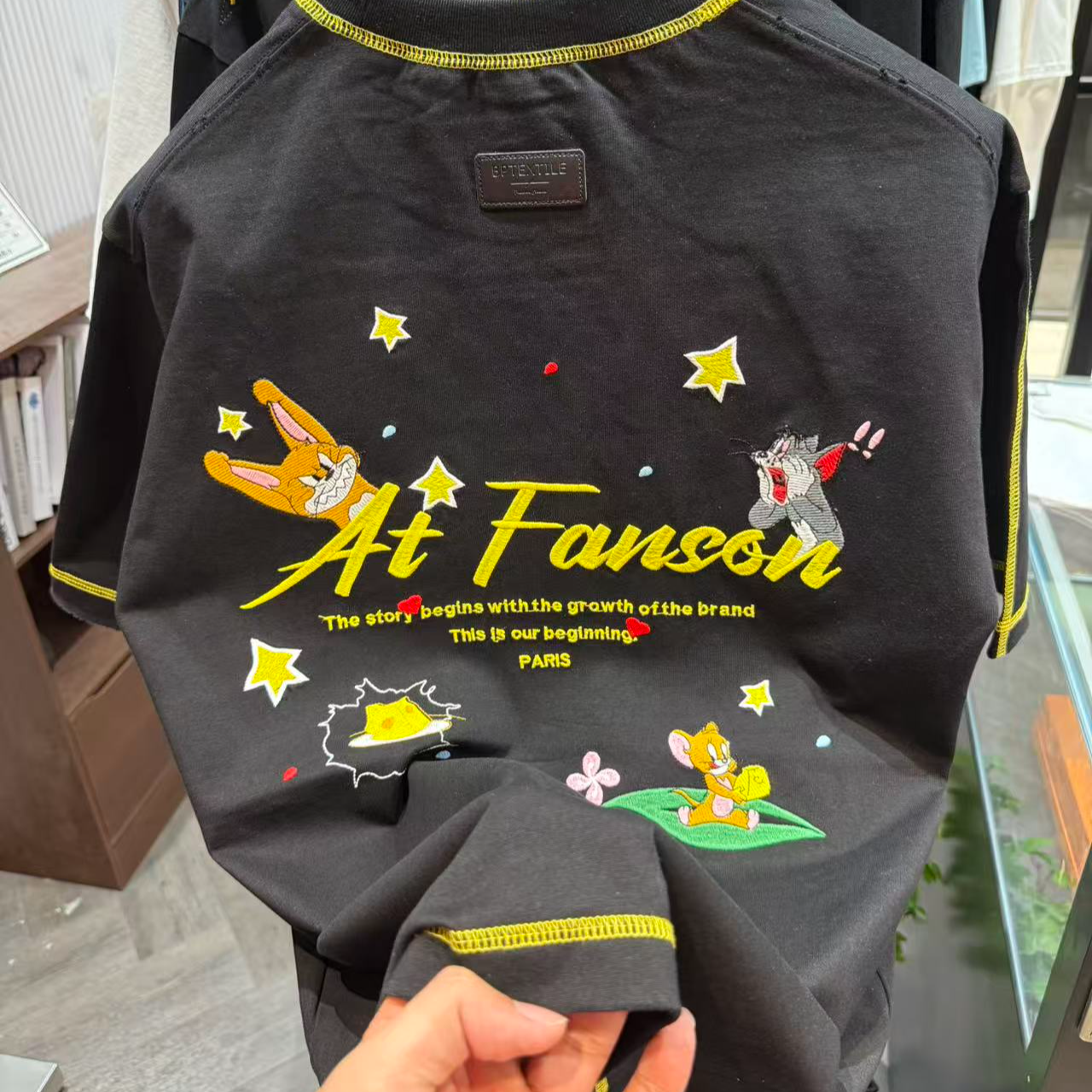 ATFANSON清清【猫和老鼠2.0】S6565#早春新款潮奢时尚男短袖