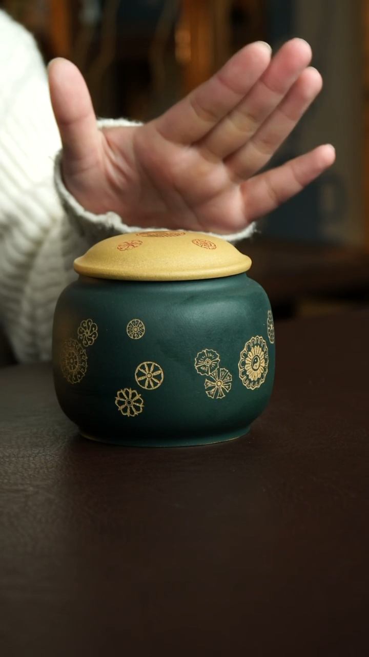 茶杯紫砂13号 新品特惠茶叶罐80克 宜兴紫砂原矿作品