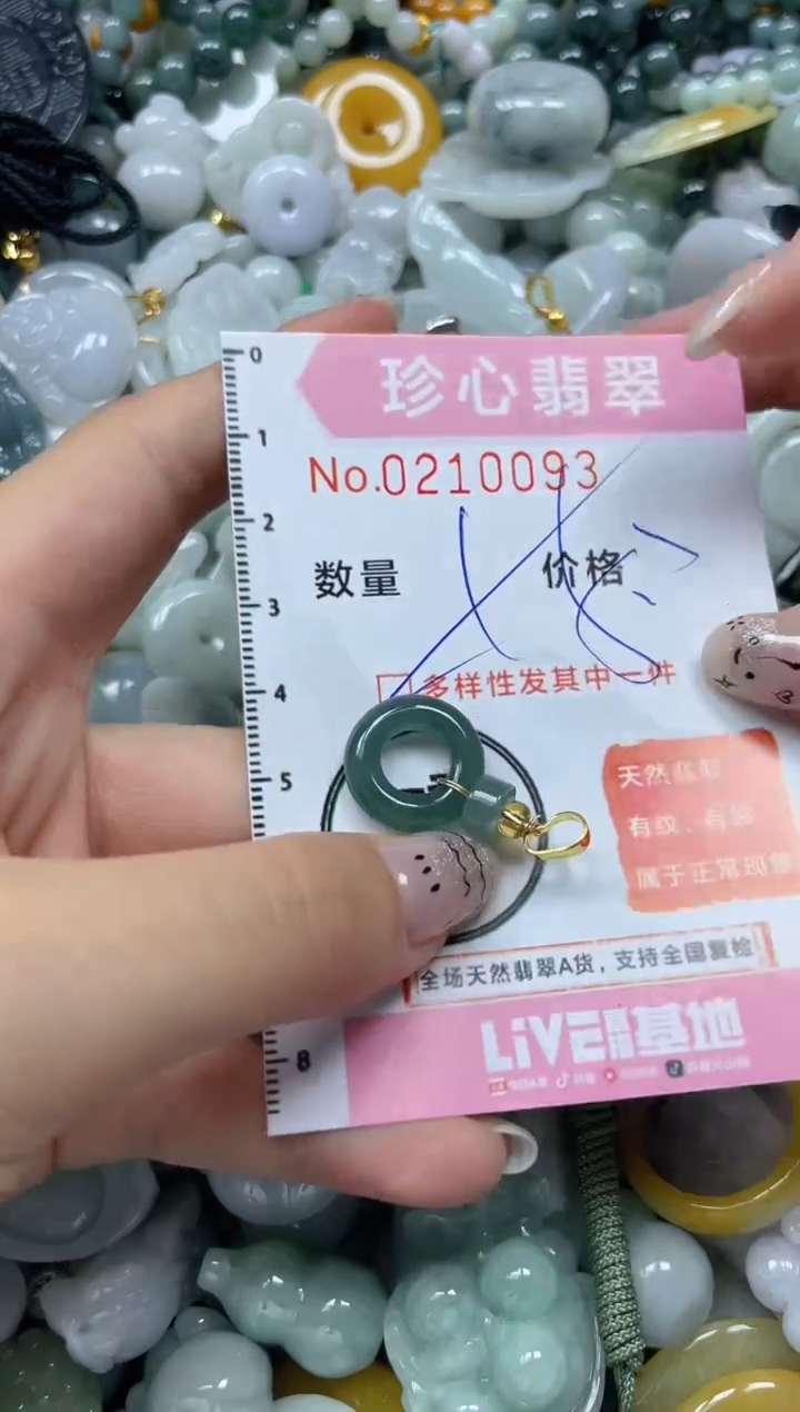 翡翠未镶嵌颈饰闪购0210093多样性发其一