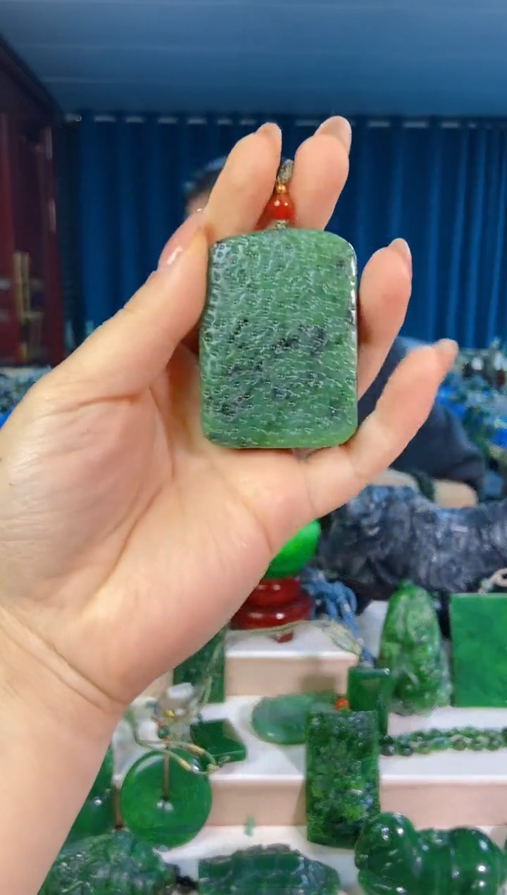 和田玉未镶嵌挂件1