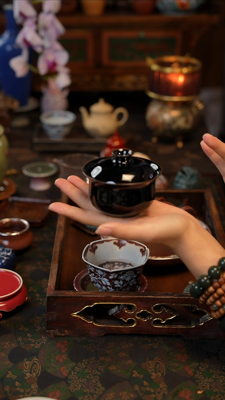 盖碗  景德镇陶瓷福利款