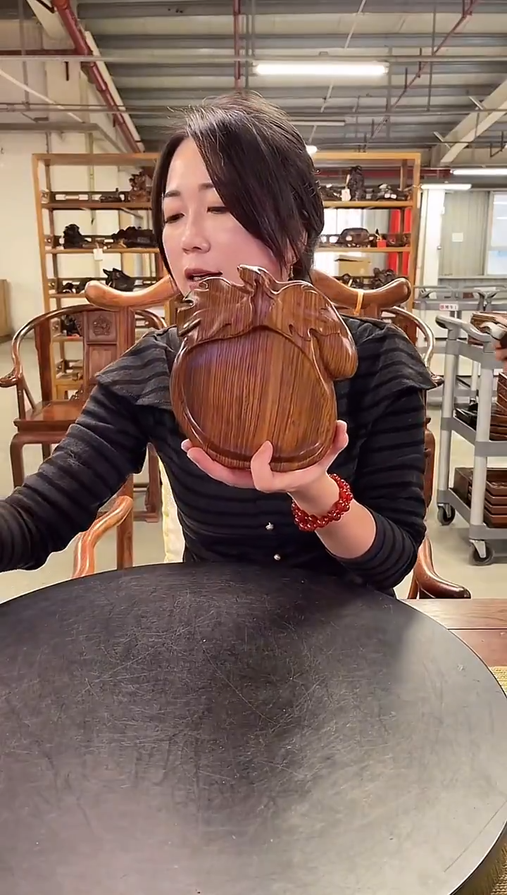 木DT177385-P7MK瓜形烟灰缸