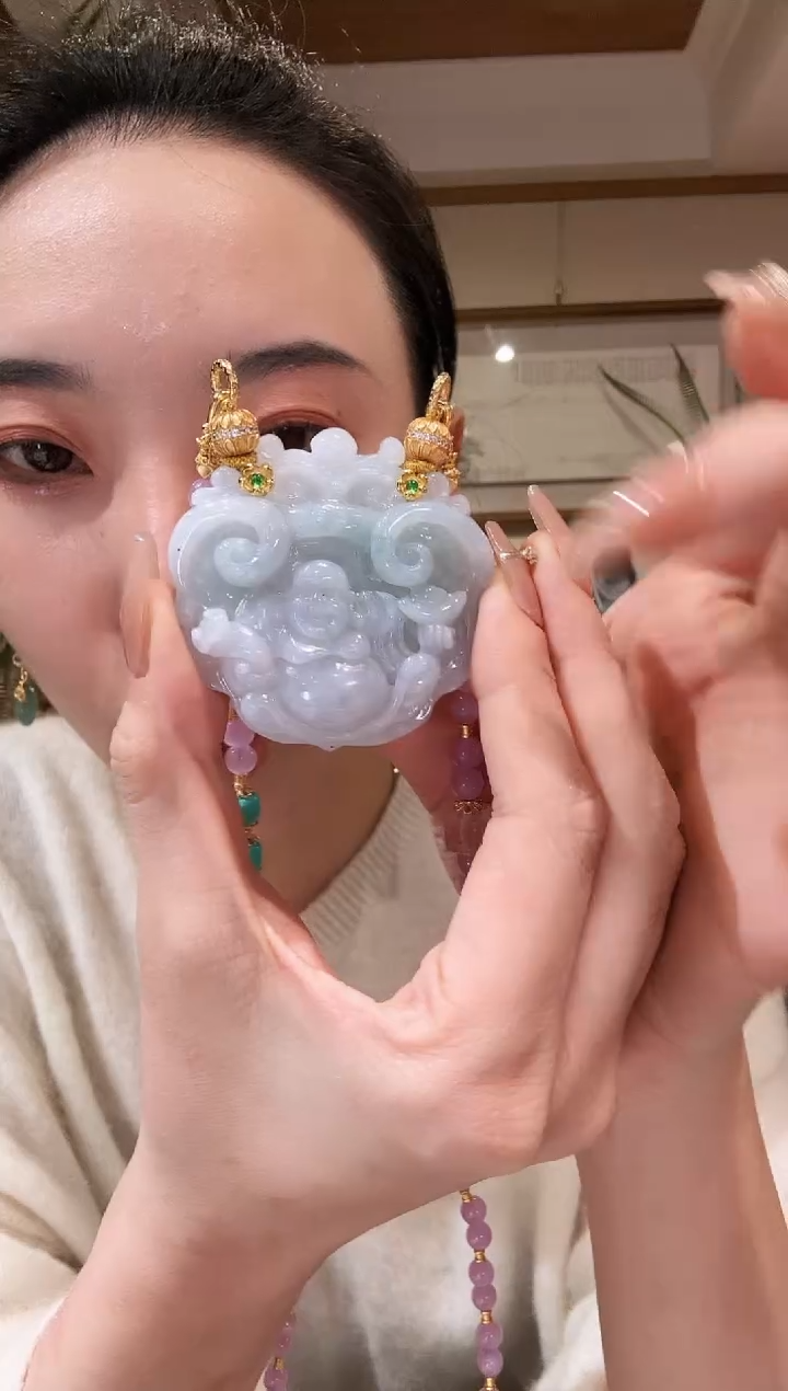 【闪购商品】翡翠颈饰未镶嵌国风