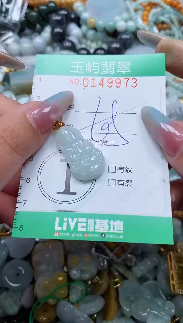 翡翠未镶嵌颈饰闪购0149973多样性发其一