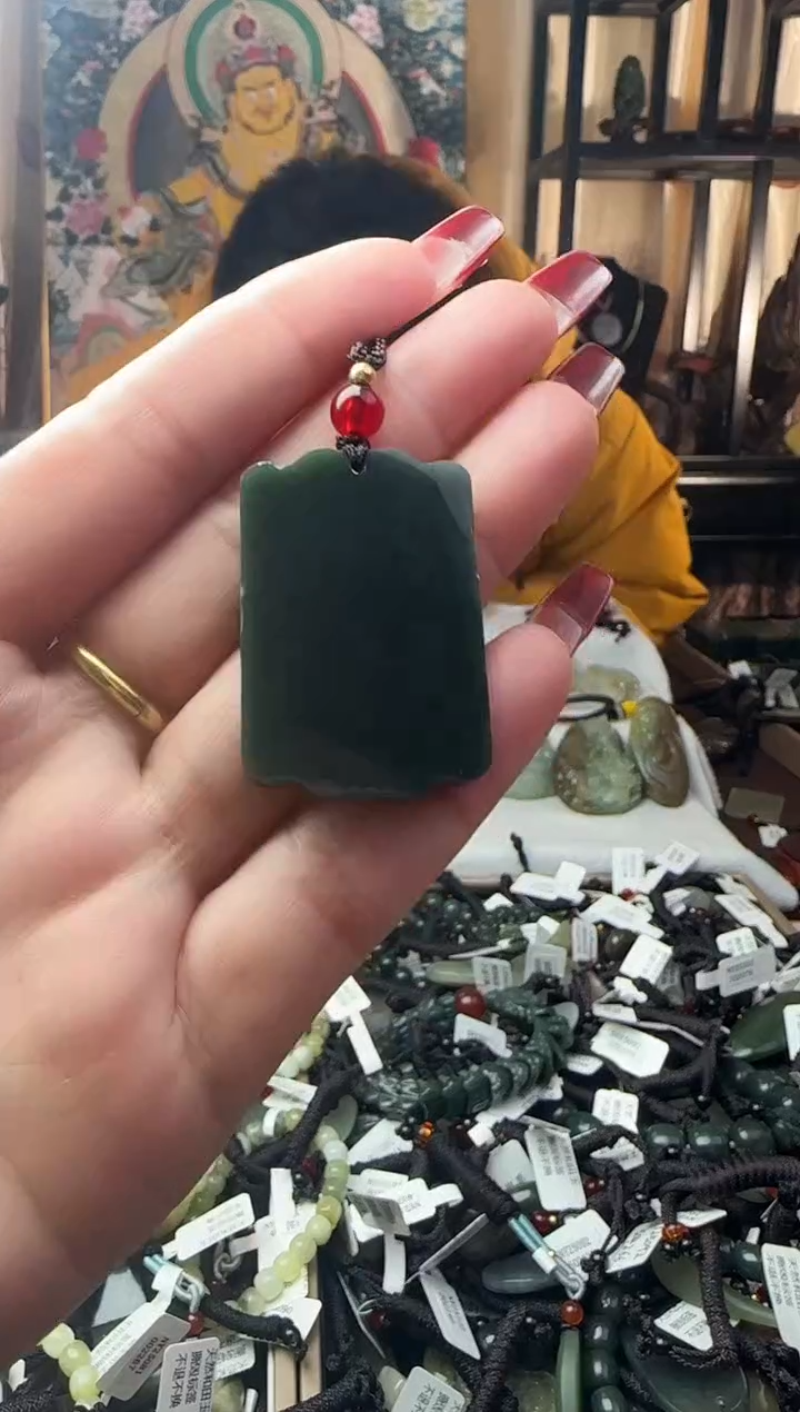 颈饰未镶嵌和田玉和田玉吊坠3