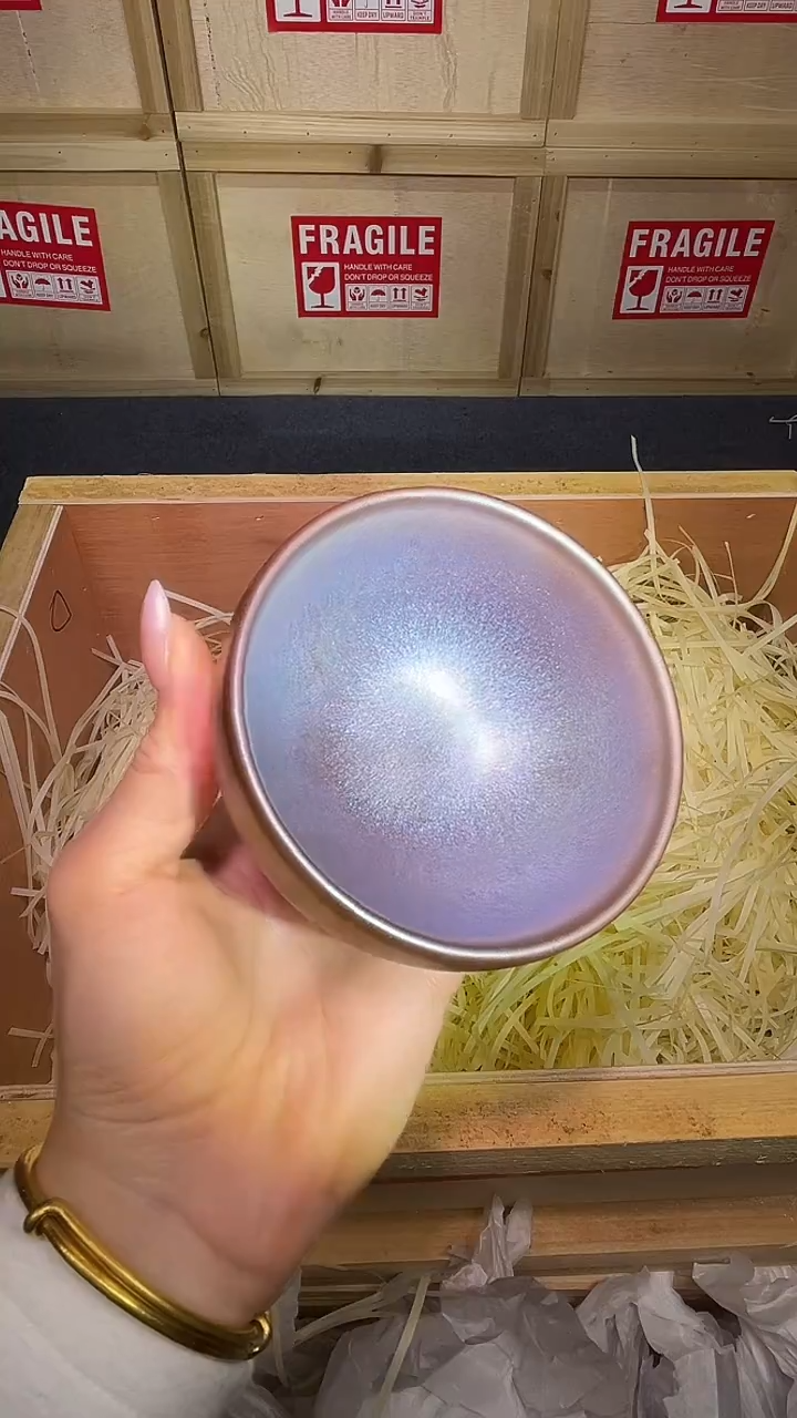 茶盏茶盏主人杯极光幻彩钵